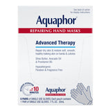 Aquaphor Repairing Hand Masks – Premium At-Home Manicure Prep Gloves, Single-Use Sachets with Avocado Oil and Shea Butter