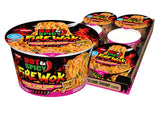 Nissin Hot & Spicy Fire Wok Sizzlin' Rich Pork – Unique Birthday Gift for Mom Who Loves Heat, 6-Flavor Pack