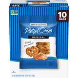 Snack Factory Pretzel Crisps – Hostess Gift Snack Box, Flat Pretzel Crisps for Charcuterie Boards