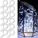 WATERGLIDE Flameless Fairy Lights – Battery Operated LED String Safe for Kids Room and Nursery Decor, Warm White
