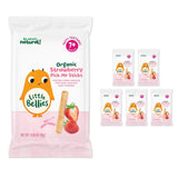 Little Bellies Organic Strawberry Pick-Me Sticks – Portable Snack Pack for Stroller Outings and Errands