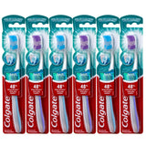 Colgate 360 Enamel Health Sensitive Toothbrush – Thoughtful Care Package Gift for Parents and Seniors, Pack of 6