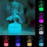 Flameless Superhero 3D Night Light – Cool to Touch LED Lamp Safe for Kids and Pets, No Fire Risk