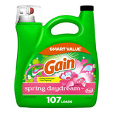 Gain Spring Daydream Laundry Soap, 88 fl oz, Dewy Floral and Apple Tree Fragrance, Mood-Boosting Wash for Meditation Space