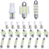 CarLed Co 24-Piece LED Bulb Set – Clean White Light Upgrade for a Clutter-Free Cabin Refresh