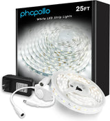 phopollo LED Strip Lights – Bright Daylight Task Lighting for Home Office and Study Desks