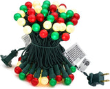 Addlon Pearlized G15 LED String Lights – Flameless Indoor Holiday Lighting Safe for Kids Pets and Worry-Free Overnight Use