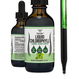 Double Wood Chlorophyll Liquid Drops - Clean Peppermint Supplement for an Uncluttered Counter Routine, 2oz