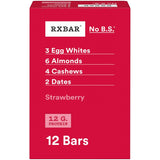 RXBAR Strawberry Protein Bars – Wholesome Lunchbox Snack for School and Sports Practice, 12g Protein