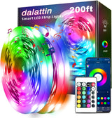 dalattin LED Strip Lights for Relaxation and Sleep, Dimmable RGB Mood Lighting with Timer and Sunrise Alarm, Calming Bedroom Lights for Wind Down Routine