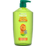 Garnier Fructis Grow Strong Thickening Shampoo for Fine Hair – Clean Ingredient Bulk Bottle for Shared and Dorm Bathrooms, 33.8 Fl Oz