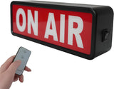ON AIR Sign LED Light – Clean Black and White Studio Sign for Minimalist Desks