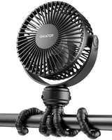 Gaiatop Mini Stroller Fan – Baby-Safe Clip-On Cooler for Nursery, Crib and Playroom Airflow