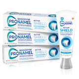 Sensodyne Pronamel Active Shield Whitening Toothpaste, Cool Mint – Clinically Proven 2x Acid Resistance Against Dietary Erosion, 3.4 oz (Pack of 3)