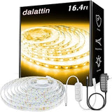 dalattin LED Tape Light – Living Room Accent Strip for Stylish Home Decoration, 16.4FT to 50FT