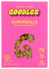 Goodles Curveballs Pasta, 8 OZ – Easy After-School Snack or Dinner Side, Parent-Approved Single-Serve