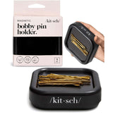 Kitsch Magnetic Bobby Pin Holder - Focused Desk Organizer for Home Office, Quick-Access Paper Clip and Pin Catcher
