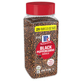 McCormick Whole Black Peppercorns – Clean-Pantry Staple for the Minimalist Kitchen, Refill Grinder Daily