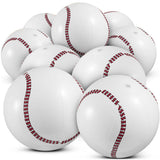 Bedwina 16-Inch Inflatable Soccer Balls Bulk 12-Pack – Lightweight Travel Toys for Beach Trips, Camping, and Vacation Rentals