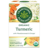 Traditional Medicinals Organic Turmeric Tea with Ginger & Meadowsweet – Thoughtful Wellness Gift for Mom on Birthday or Mother's Day