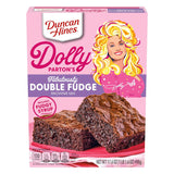 Duncan Hines Dolly Parton Fabulously Double Fudge Brownie Mix – Clean Pantry Staple for Intentional Home Bakers, 17.6 oz