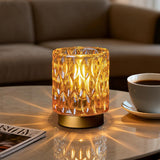 AuroraGlow Flameless Crystal Lamp – Child and Pet Safe Night Light for Bedroom and Hallway, 6 Hour Auto Timer