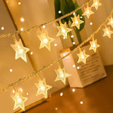 ANJAYLIA Star String Lights – Safe Nursery and Kids Bedroom Decor, Cool-Touch LED Design