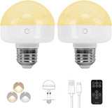 BLUEYE Detachable Rechargeable Light Bulb for Hallway Emergency Backup, Smoke-Free LED During Power Outages