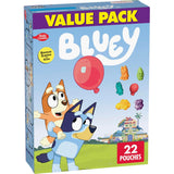 Bluey Fruit Flavored Chews, Pantry Friendly Snack for Preschool and Early Elementary Kids, 22 Count