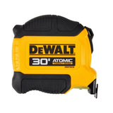 DEWALT Atomic Compact 30 ft Tape Measure – Slim Profile for Clean, Uncluttered Tool Belts