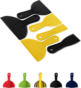 Bates 6 Pack Plastic Putty Knife Set - Practical Housewarming Gift for New Homeowners, Complete Wall Repair Kit