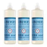 Mrs. Meyer's Clean Day Dish Soap Rain Water – Streamlined 3-Pack for the Clutter-Free Pantry