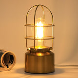 Haian Support Touch Table Lamp - Cool to Touch Iron Bedside Light Safe Around Kids and Pets, Stable 3.93 Inch Base and LED Bulb