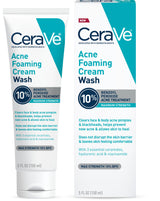 CeraVe Acne Foaming Cream Wash – Thoughtful Skincare Gift for Teens and College Students