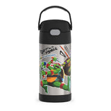 THERMOS FUNTAINER Insulated Kids Bottle with Hygienic Pop-Up Straw - Shatterproof Stainless Steel for Daily School Use