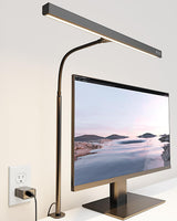 SUPERDANNY LED Desk Lamp – Modern Sculptural Gooseneck Lamp for Bedroom Office Corners