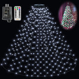 Ollny Christmas Tree Lights – Weatherproof Outdoor Holiday Display for Bushes, Rooflines, and Porch Railings