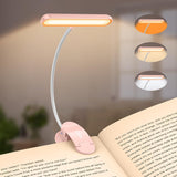 Gritin Minimalist Clip-On Book Light for Uncluttered Bedside Tables – Slim 68g Design in Neutral Tones for Intentional Living