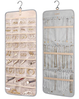 BAGSMART Double-Sided Jewelry Holder – Simple Wall Organizer for Intentional Bedrooms, Less-Is-More Design