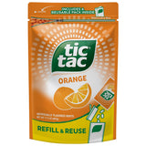 Tic Tac Orange Mints 17.2 oz Bulk – Tailgate and Match Day Party Candy, Resealable Bag for Picnic Tables