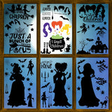 Halloween Window Clings – Giant Skeleton Decals for Living Room & Bedroom Ambiance, No-Glue Static Stickers