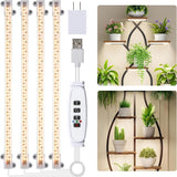 LORDEM Grow Light Strip – Clean-Line Plant Light for Uncluttered Apartment, One-Tap Timer Simplicity