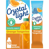 Crystal Light Immunity Support Orange Tangerine Drink Mix – Office Desk Hydration for Busy Professionals, Quick Vitamin C Boost Without Sugary Sodas