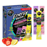 4C Energy Rush Electrolyte Stix – Health-Conscious Hydration Mix to Replace Sugary Soda, 18ct Variety Pack
