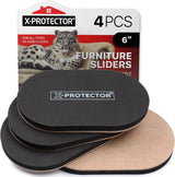 X-PROTECTOR Felt Furniture Sliders for Hardwood Floors – Minimalist Floor Care, Reusable Pads in a Clean 16 Pack Design