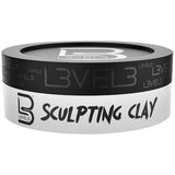 Level 3 Hair Sculpting Clay - High-End Salon-Grade Styling for the Refined Gentleman's Vanity, Premium Matte Hold