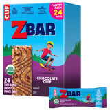 Zbar Chocolate Chip Soft-Baked Bars for Soccer Sidelines and Practice – 24 Pack Portable Organic Kids Snacks