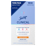 Secret Clinical Strength Invisible Solid – Self-Care Deodorant with Hyaluronic Acid for Mindful Routines