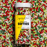 Supernatural Rainbow Crunchies Natural Sprinkles – Dye-Free Cupcake Topping for Kids' Birthday Cakes, Vegan and Allergy-Friendly