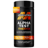 MuscleTech AlphaTest Thermo – Mindful Supplement Routine for Men, 30-Day Male Vitality & Energy Reset